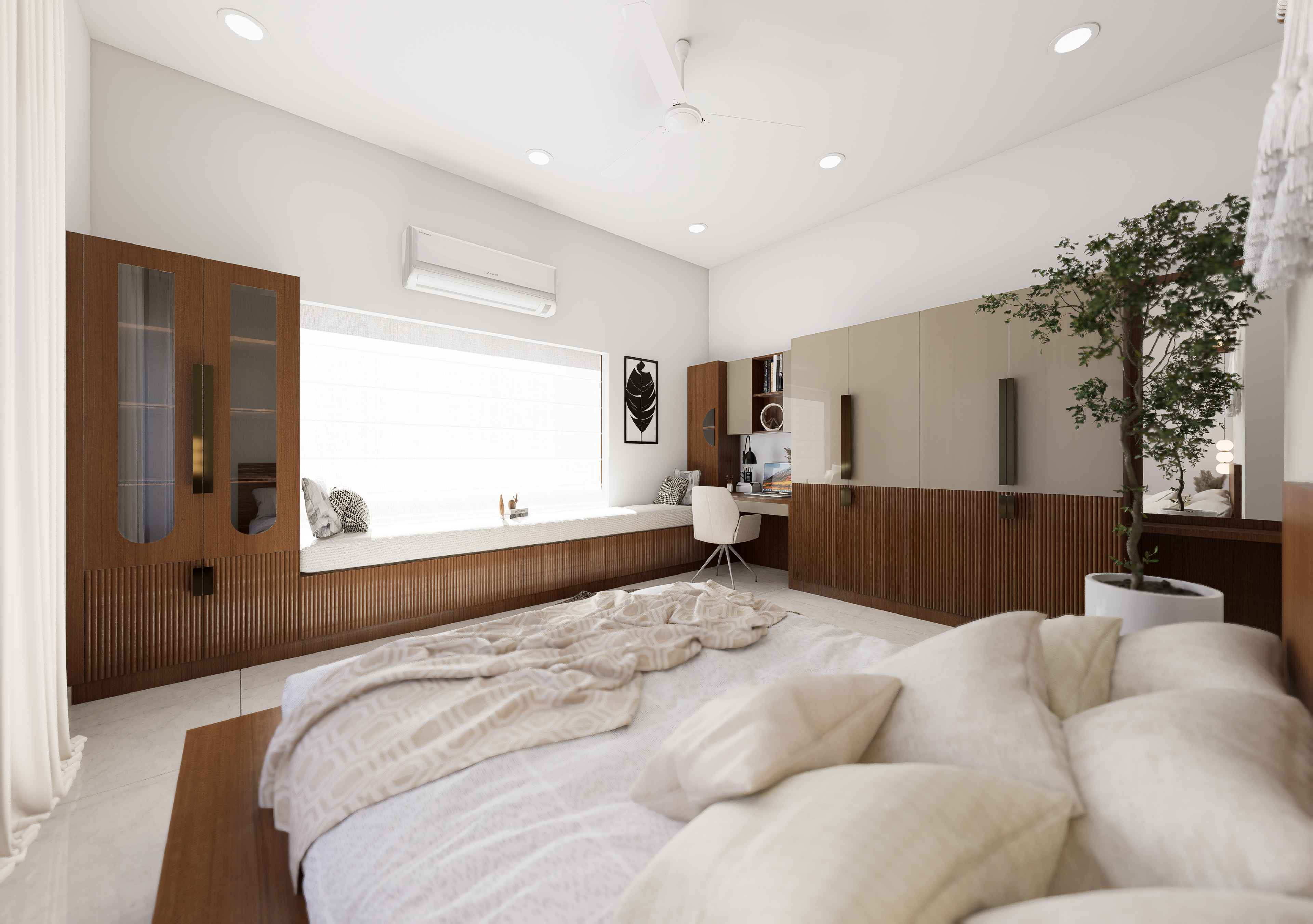 Bedroom Interior Interactive Render